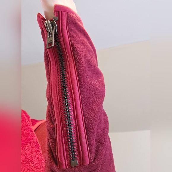 Lululemon. Rare. Presence of Mind wrap sweater. Cranberry. Size 10. Soft & warm. - Picture 4 of 10